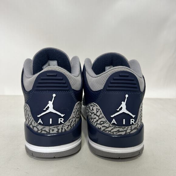 Nike Air Jordan 3 Retro OG Georgetown/Midnight Navy White” - Picture 5 of 9